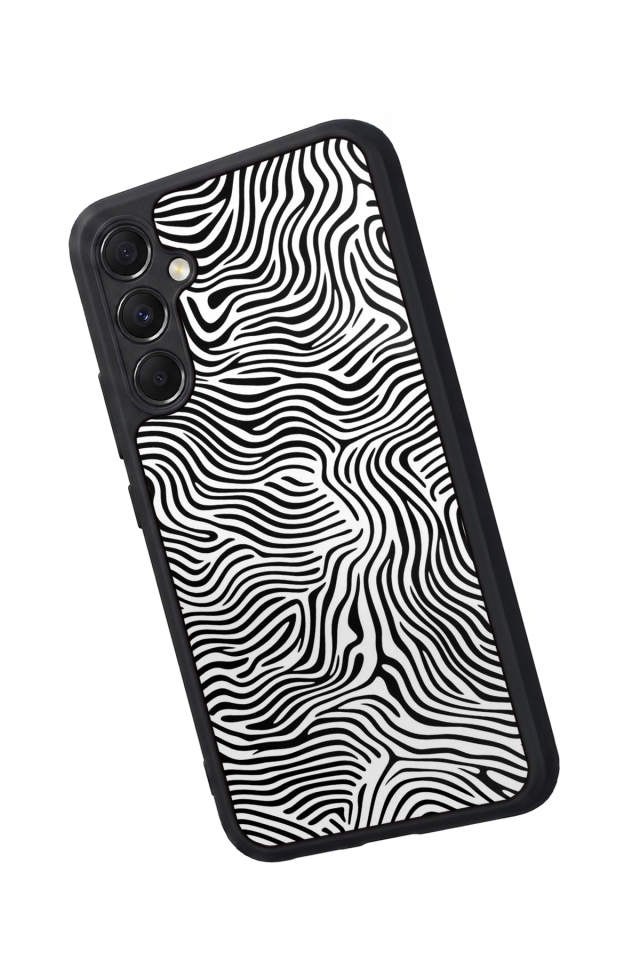 Samsung Galaxy A34 Uyumlu Çizgi Sanatı Tasarımlı Glossy Premium Kılıf