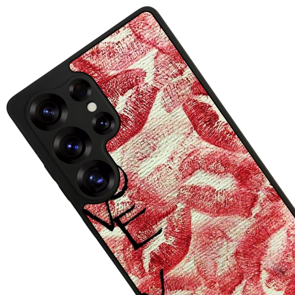 Samsung Galaxy S25 Ultra Uyumlu Dudak Tasarımlı Glossy Premium Kılıf