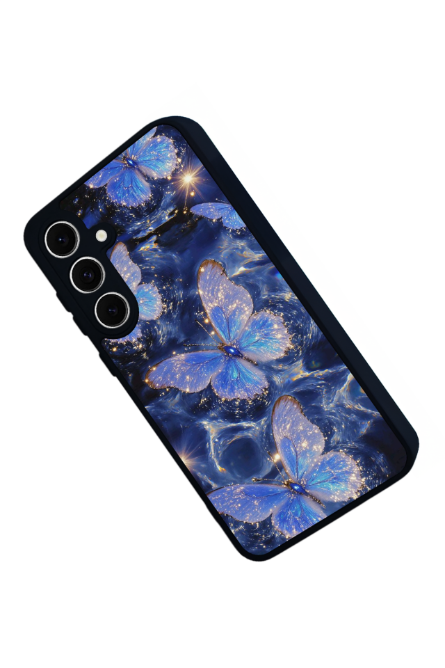 Samsung Galaxy A16 Uyumlu Kelebek Tasarımlı Glossy Premium Kılıf