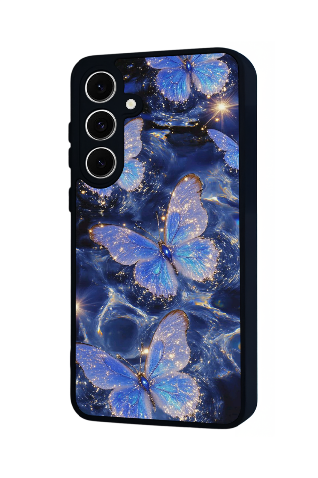 Samsung Galaxy A16 Uyumlu Kelebek Tasarımlı Glossy Premium Kılıf