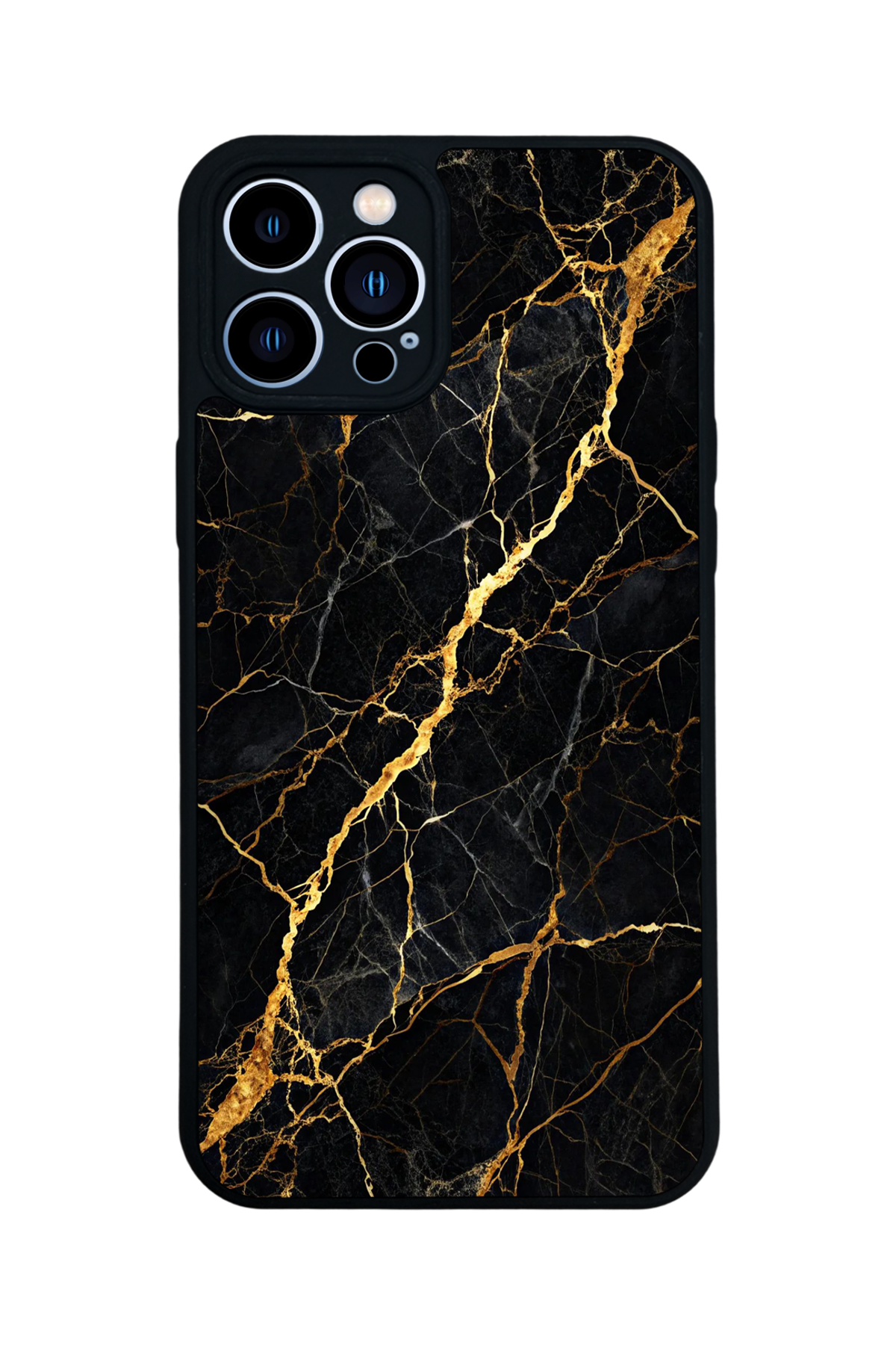 iPhone 12 Pro Max Uyumlu Mermer Marble Tasarımlı Glossy Premium Kılıf