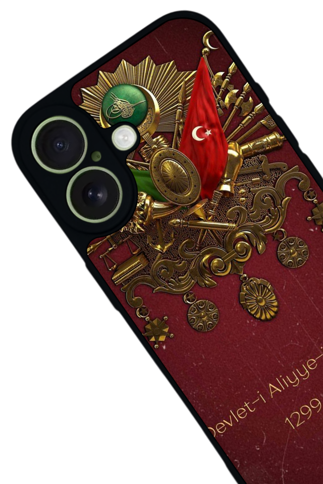 iPhone 17 Uyumlu Osmanli Tugrasi Tasarımlı Glossy Premium Kılıf