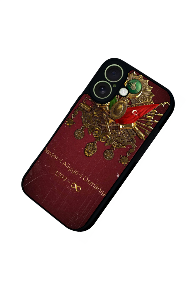 iPhone 17 Uyumlu Osmanli Tugrasi Tasarımlı Glossy Premium Kılıf