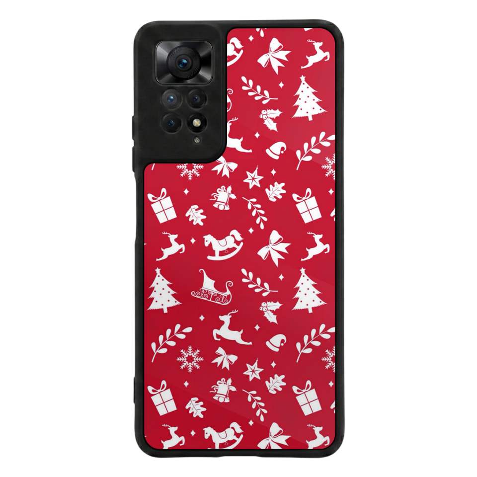 Xiaomi Redmi Note 12 Pro Uyumlu Yilbasi Christmas Tasarımlı Glossy Premium Kılıf