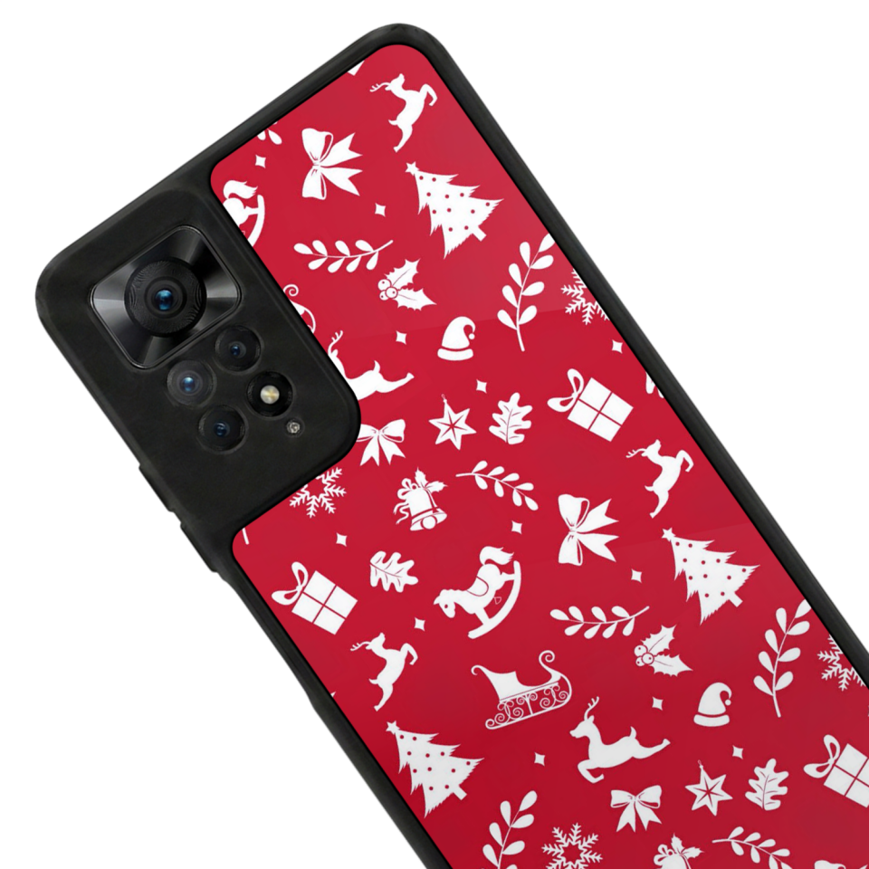 Xiaomi Redmi Note 12 Pro Uyumlu Yilbasi Christmas Tasarımlı Glossy Premium Kılıf