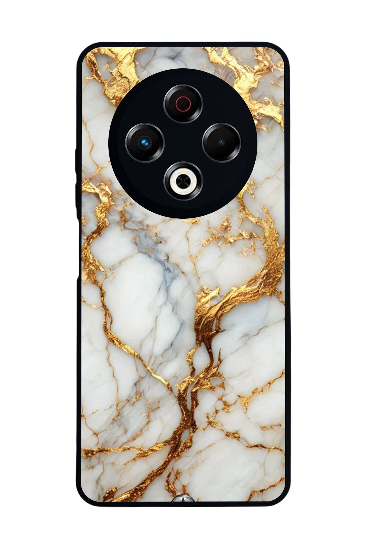 Tecno Spark 30 Uyumlu Mermer Marble Tasarımlı Glossy Premium Kılıf