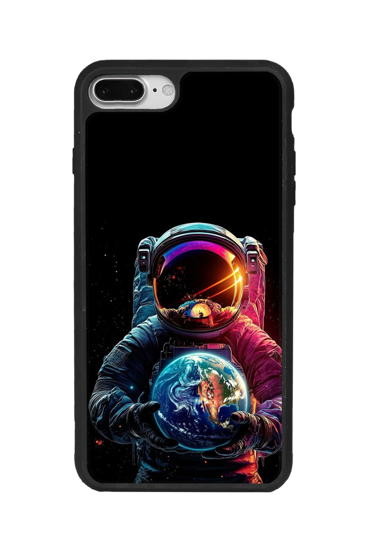 Apple iPhone 7 Plus Siyah Silikon Kılıf Çiziklere ve Darbelere Karşı Koruma