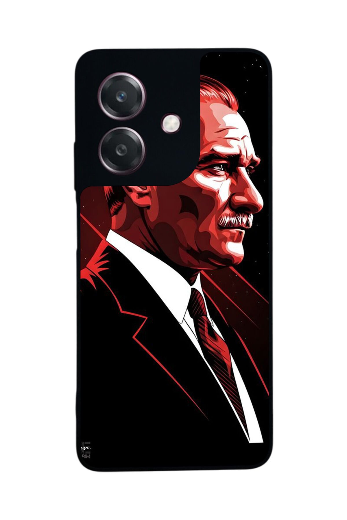 Oppo A3 5G Uyumlu Mustafa Kemal Ataturk Tasarımlı Glossy Premium Kılıf