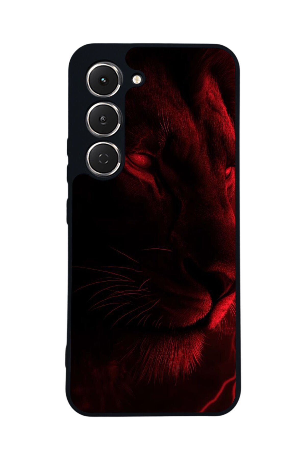 Tecno Spark 40 Pro Uyumlu Aslan Tasarımlı Glossy Premium Kılıf