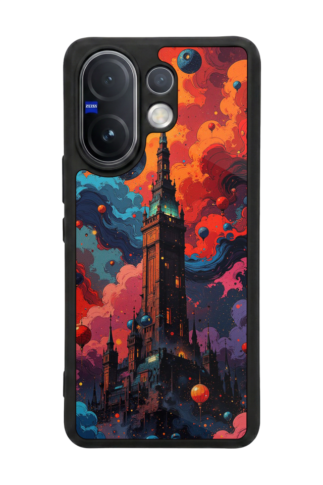 Vivo V60 Uyumlu Abstract Tasarımlı Glossy Premium Kılıf