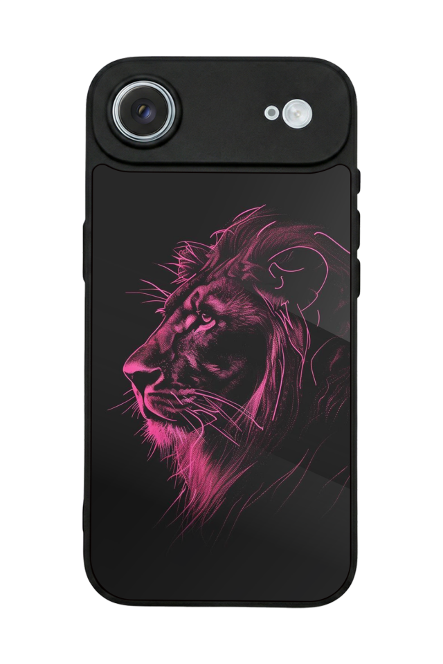 iPhone 17 Air Uyumlu Aslan Tasarımlı Glossy Premium Kılıf