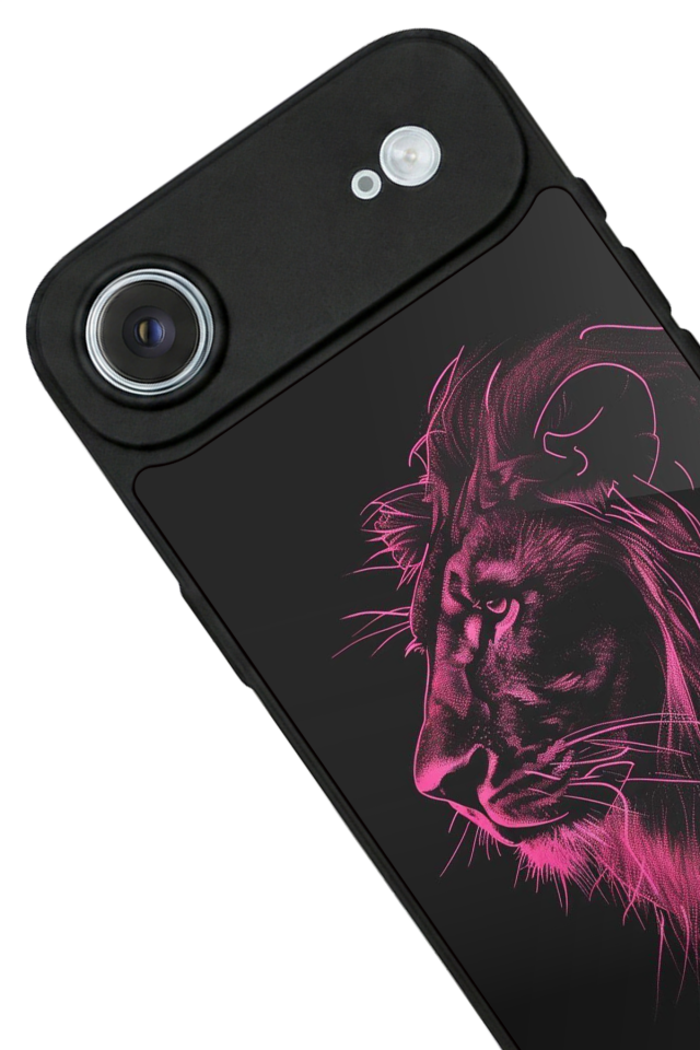 iPhone 17 Air Uyumlu Aslan Tasarımlı Glossy Premium Kılıf