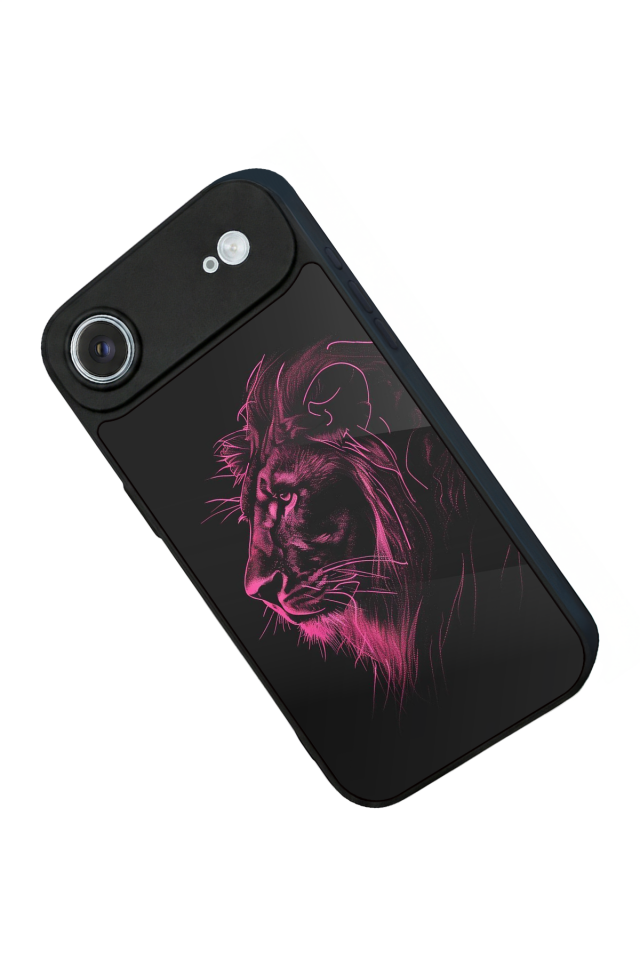 iPhone 17 Air Uyumlu Aslan Tasarımlı Glossy Premium Kılıf