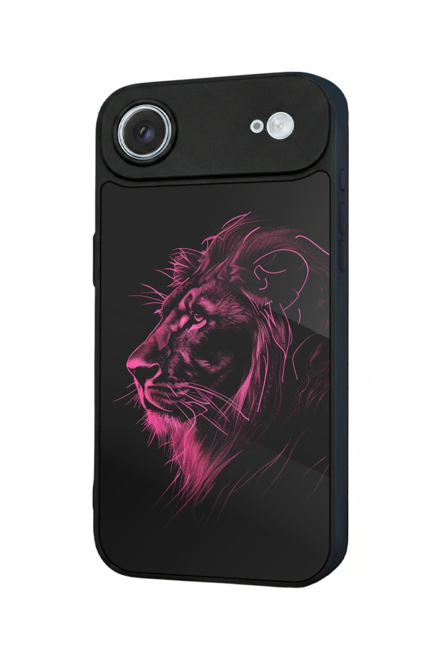 iPhone 17 Air Uyumlu Aslan Tasarımlı Glossy Premium Kılıf