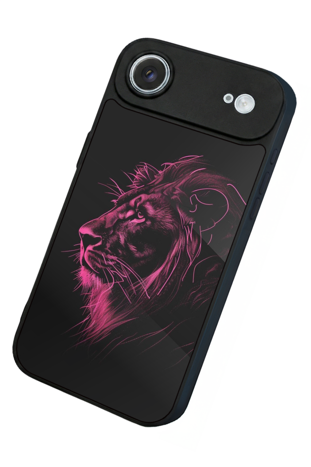 iPhone 17 Air Uyumlu Aslan Tasarımlı Glossy Premium Kılıf