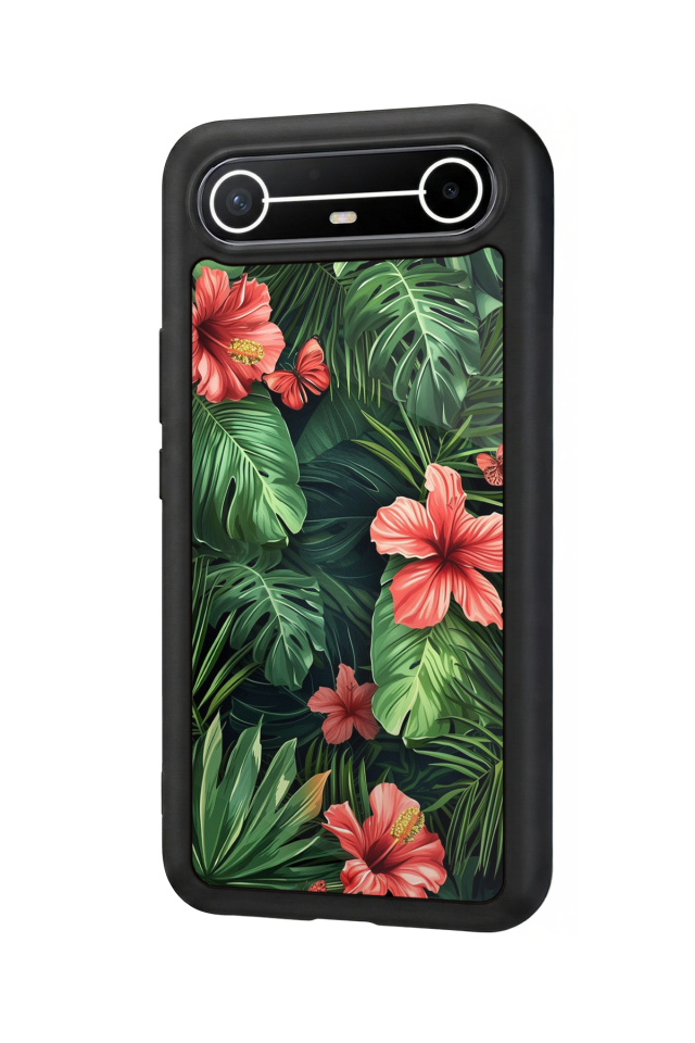Tecno Spark Slim 5G Uyumlu Botanik Tasarımlı Glossy Premium Kılıf