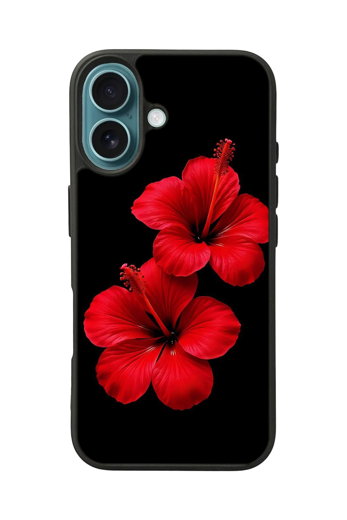 iPhone 16 Plus Uyumlu Cicek Tasarımlı Glossy Premium Kılıf