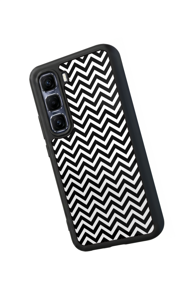 Infinix Hot 60 Pro Plus Uyumlu Çizgi Sanatı Tasarımlı Glossy Premium Kılıf