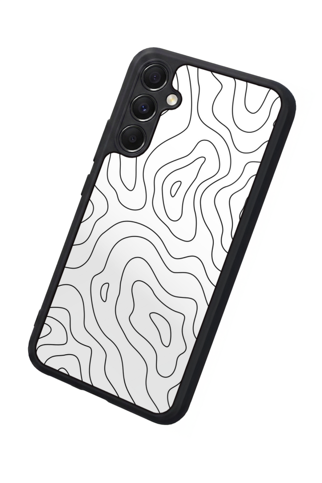 Samsung Galaxy A34 Uyumlu Çizgi Sanatı Tasarımlı Glossy Premium Kılıf