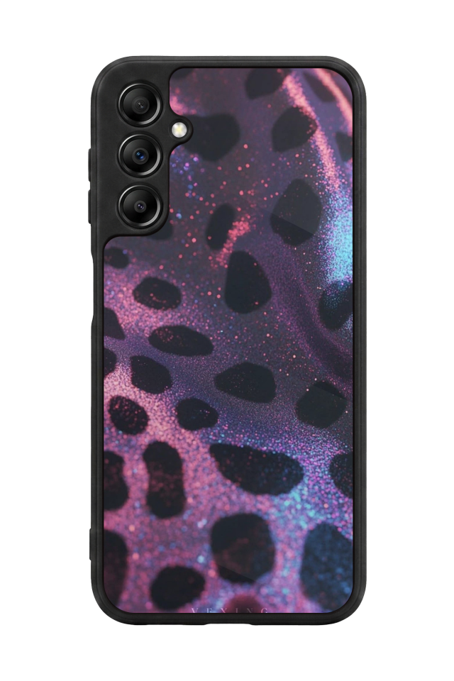 Samsung Galaxy A14 Uyumlu Hologram Leopar Tasarımlı Glossy Premium Kılıf