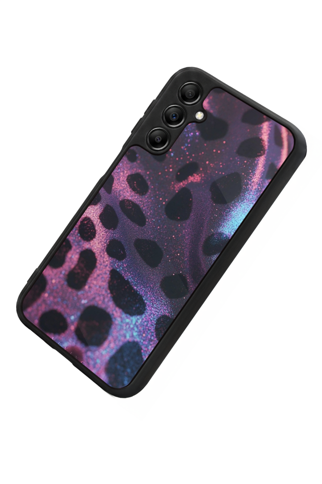Samsung Galaxy A14 Uyumlu Hologram Leopar Tasarımlı Glossy Premium Kılıf