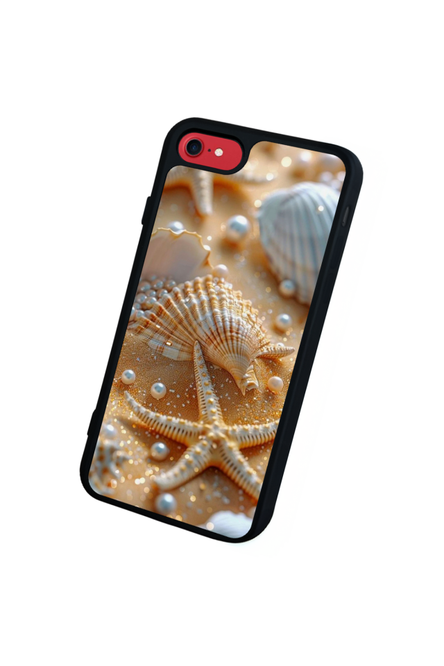 iPhone 8 Uyumlu  İnci Tasarımlı Glossy Premium Kılıf
