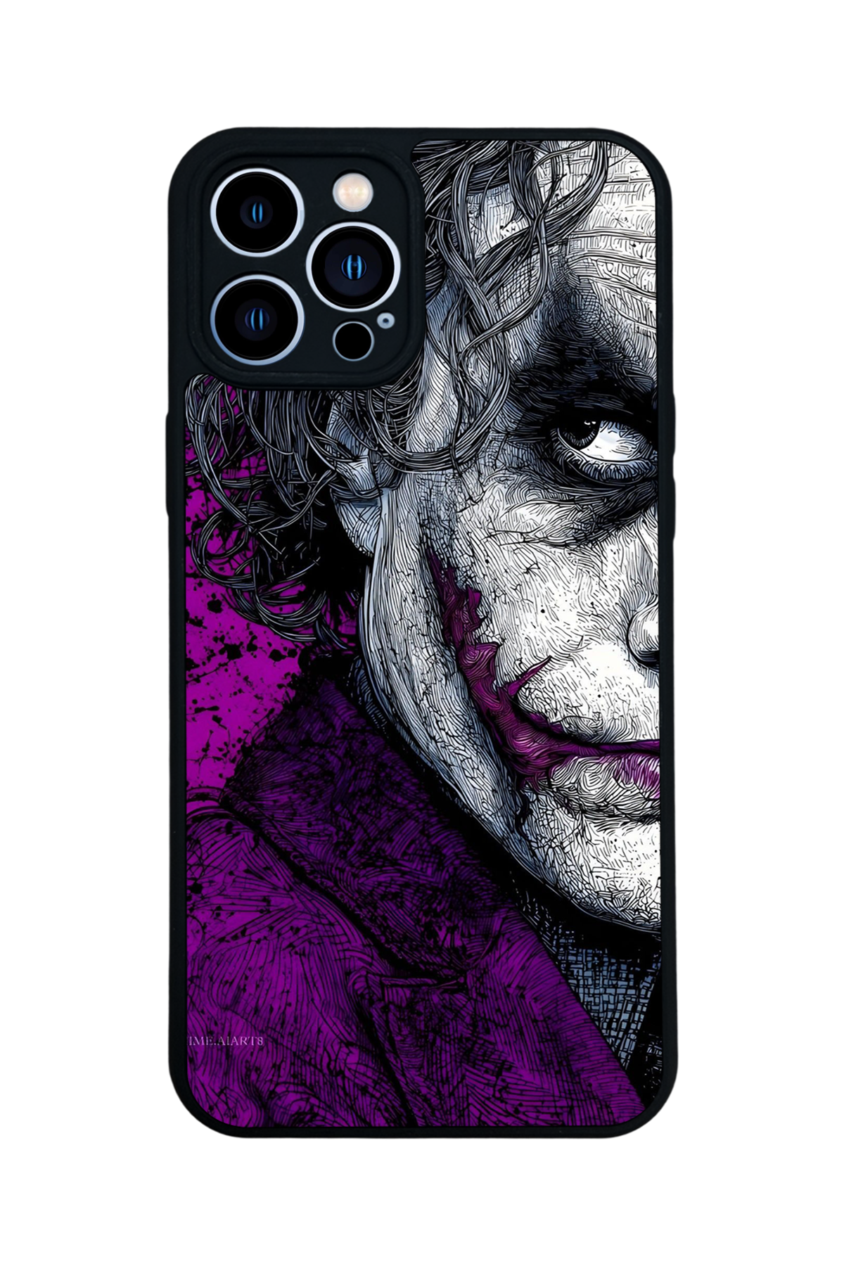 iPhone 13 Pro Max Uyumlu Joker Tasarımlı Glossy Premium Kılıf