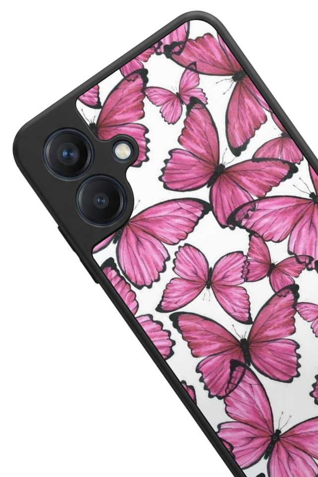 Samsung Galaxy A07 Uyumlu Kelebek Tasarımlı Glossy Premium Kılıf