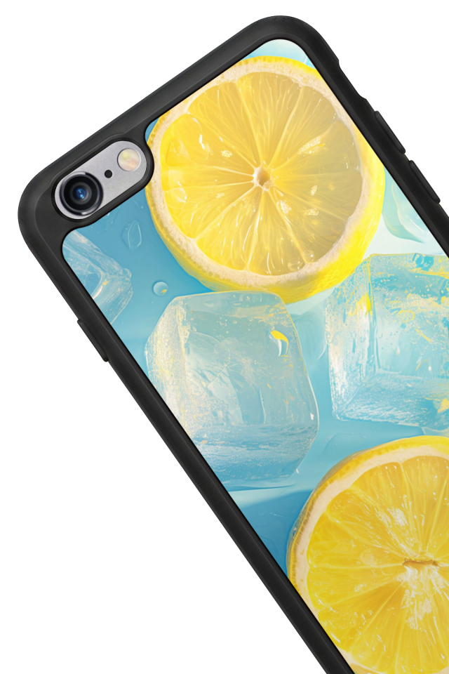 iPhone 6s Plus Uyumlu Limon Tasarımlı Glossy Premium Kılıf