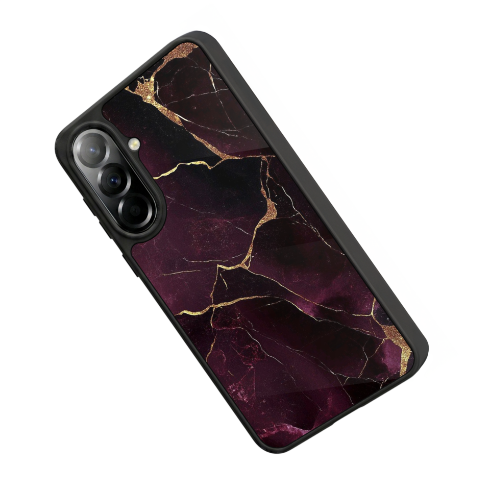 Samsung Galaxy A57 Uyumlu Mermer Marble Tasarımlı Glossy Premium Kılıf