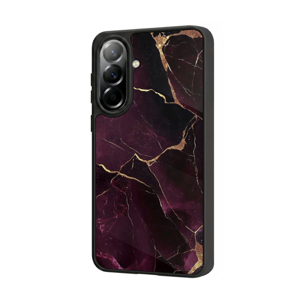 Samsung Galaxy A57 Uyumlu Mermer Marble Tasarımlı Glossy Premium Kılıf