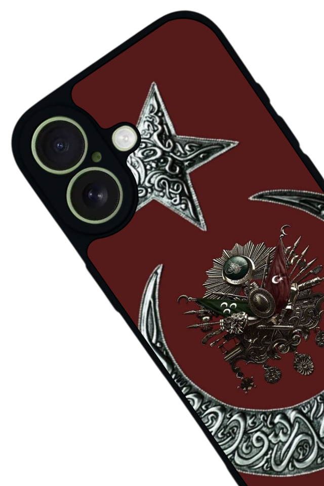 iPhone 17 Uyumlu Osmanli Tugrasi Tasarımlı Glossy Premium Kılıf