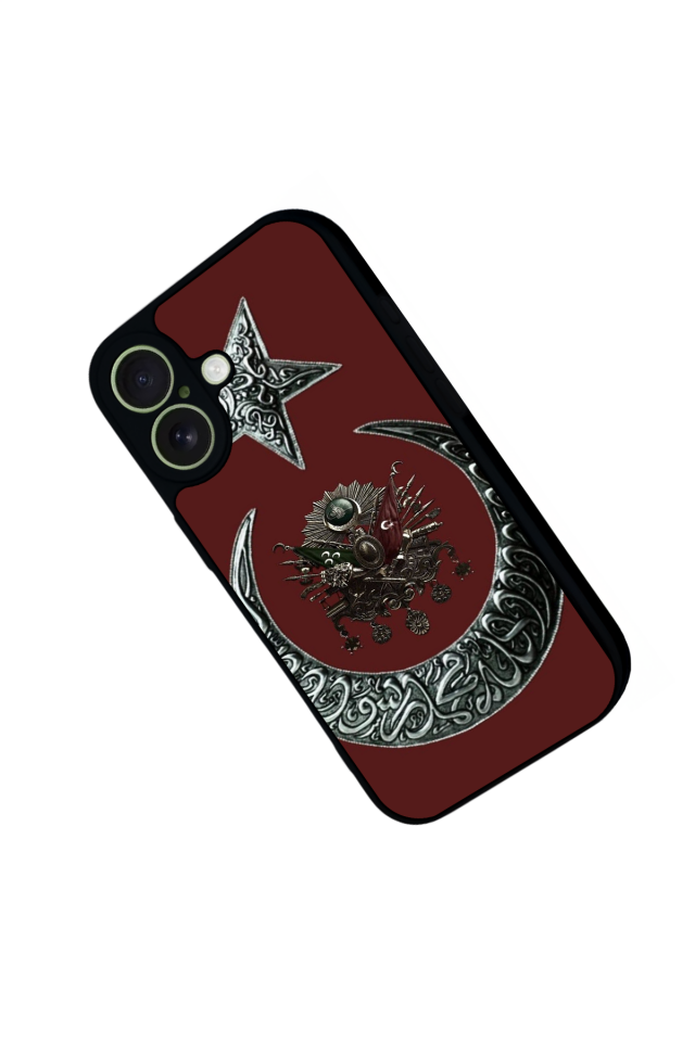 iPhone 17 Uyumlu Osmanli Tugrasi Tasarımlı Glossy Premium Kılıf
