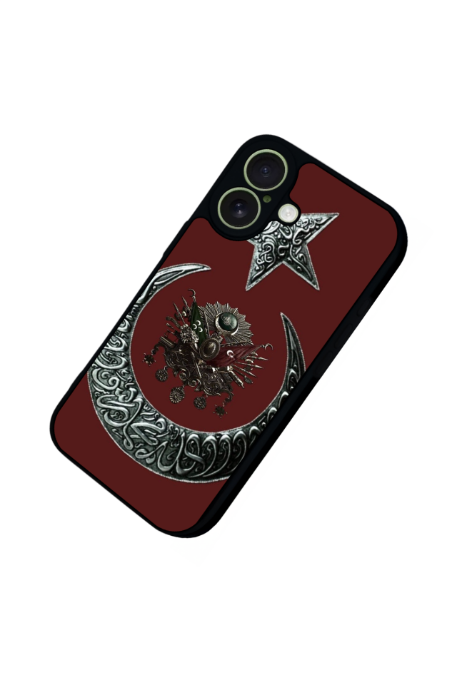 iPhone 17 Uyumlu Osmanli Tugrasi Tasarımlı Glossy Premium Kılıf
