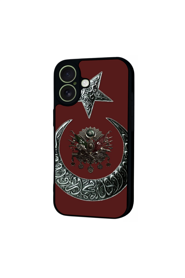 iPhone 17 Uyumlu Osmanli Tugrasi Tasarımlı Glossy Premium Kılıf