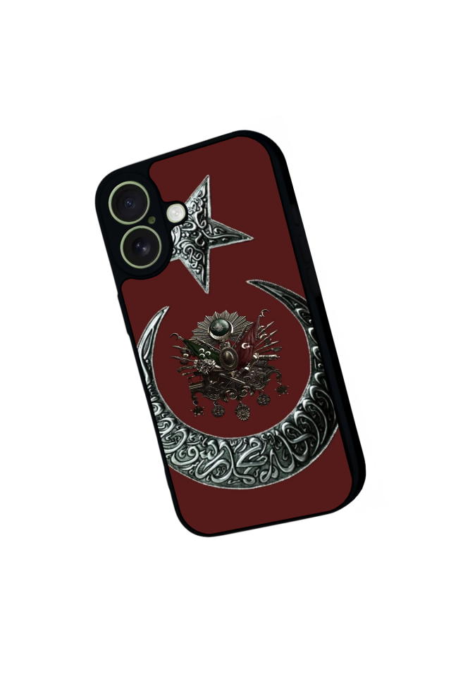 iPhone 17 Uyumlu Osmanli Tugrasi Tasarımlı Glossy Premium Kılıf