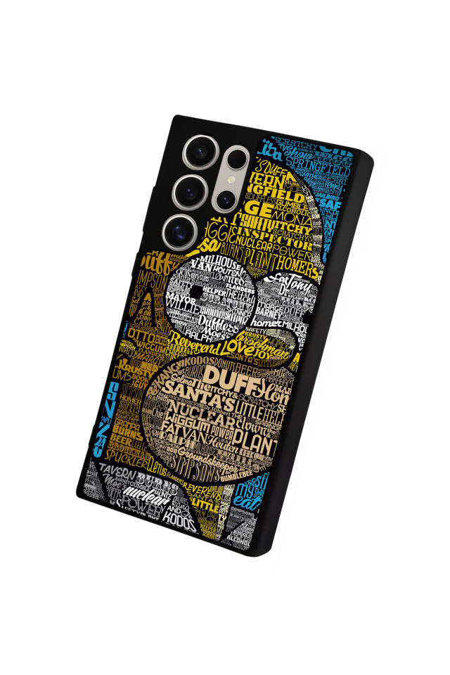 Samsung Galaxy S22 Ultra Uyumlu The Simpsons Tasarımlı Glossy Premium Kılıf