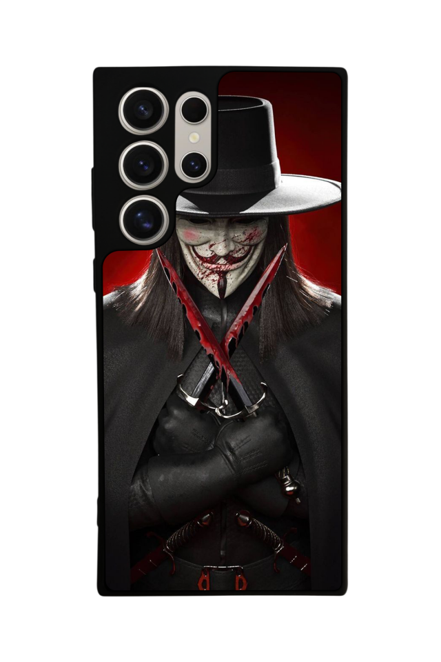 Samsung Galaxy S23 Ultra Uyumlu Vendetta Tasarımlı Glossy Premium Kılıf