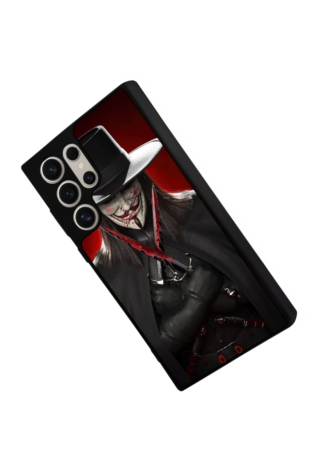 Samsung Galaxy S23 Ultra Uyumlu Vendetta Tasarımlı Glossy Premium Kılıf