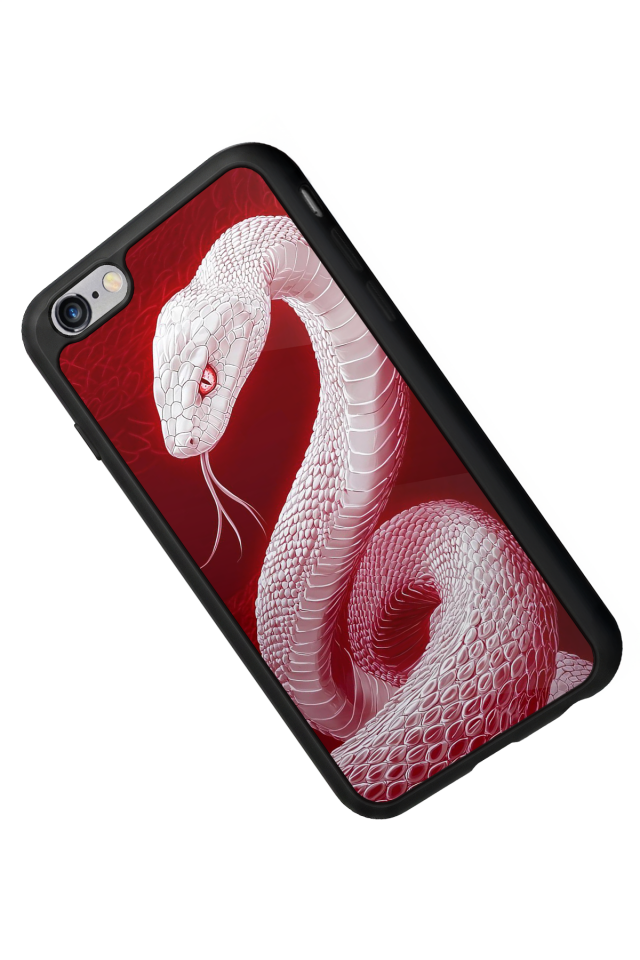iPhone 6 Plus Uyumlu Yılan Tasarımlı Glossy Premium Kılıf
