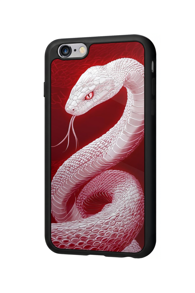 iPhone 6 Plus Uyumlu Yılan Tasarımlı Glossy Premium Kılıf