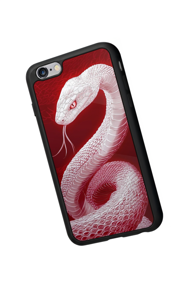 iPhone 6 Plus Uyumlu Yılan Tasarımlı Glossy Premium Kılıf