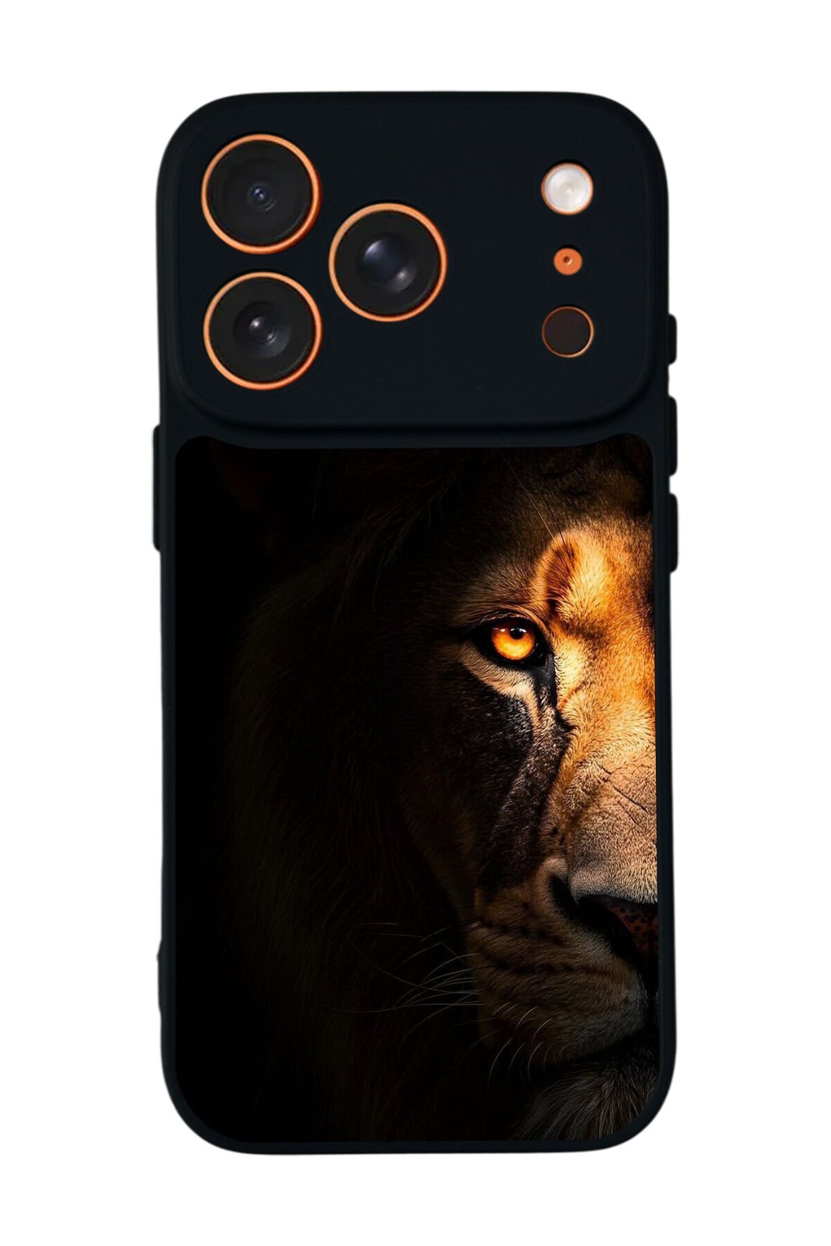 iPhone 17 Pro Max Uyumlu Aslan Tasarımlı Glossy Premium Kılıf