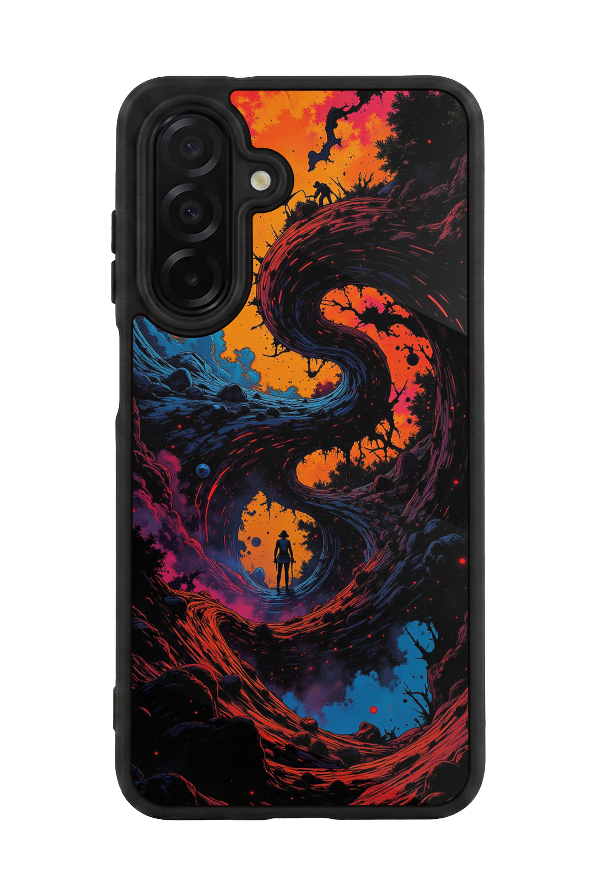 Samsung Galaxy A56 Uyumlu Abstract Tasarımlı Glossy Premium Kılıf