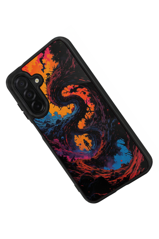 Samsung Galaxy A56 Uyumlu Abstract Tasarımlı Glossy Premium Kılıf