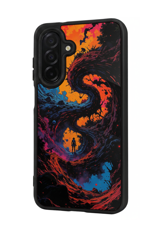Samsung Galaxy A56 Uyumlu Abstract Tasarımlı Glossy Premium Kılıf