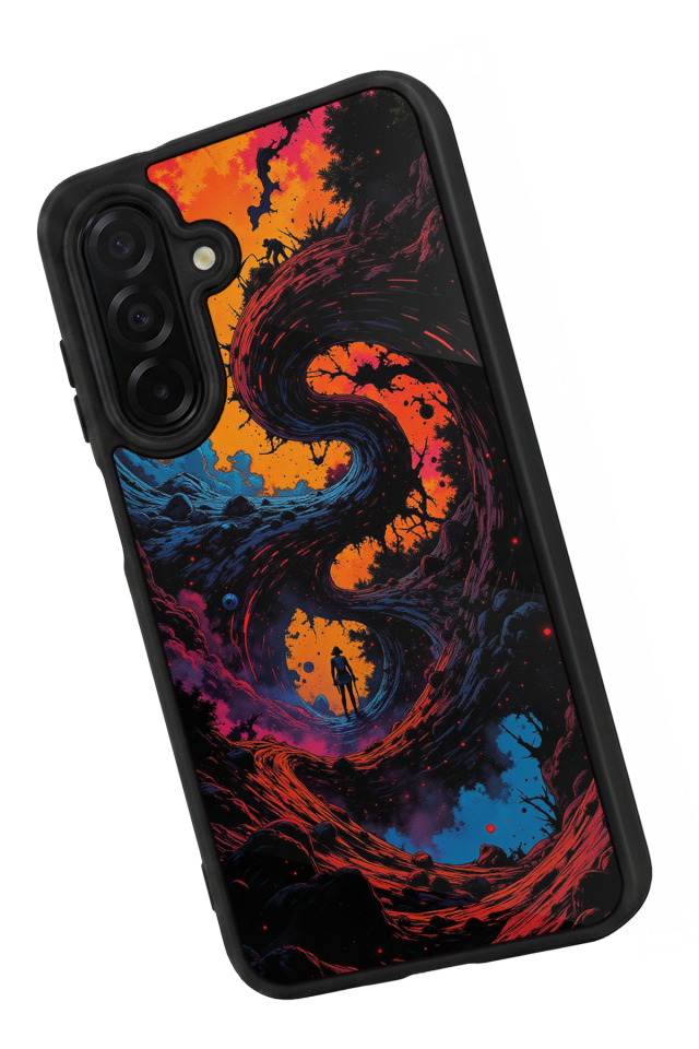 Samsung Galaxy A56 Uyumlu Abstract Tasarımlı Glossy Premium Kılıf