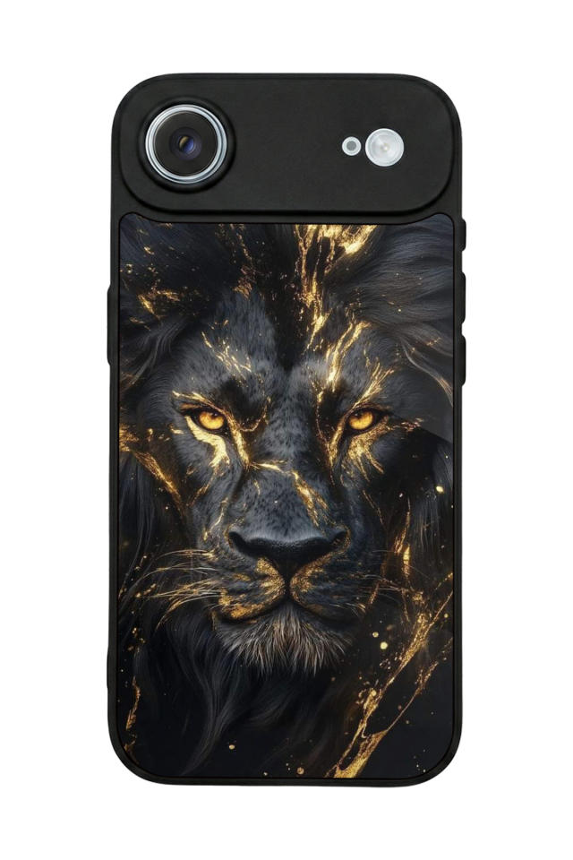 iPhone 17 Air Uyumlu Aslan Tasarımlı Glossy Premium Kılıf