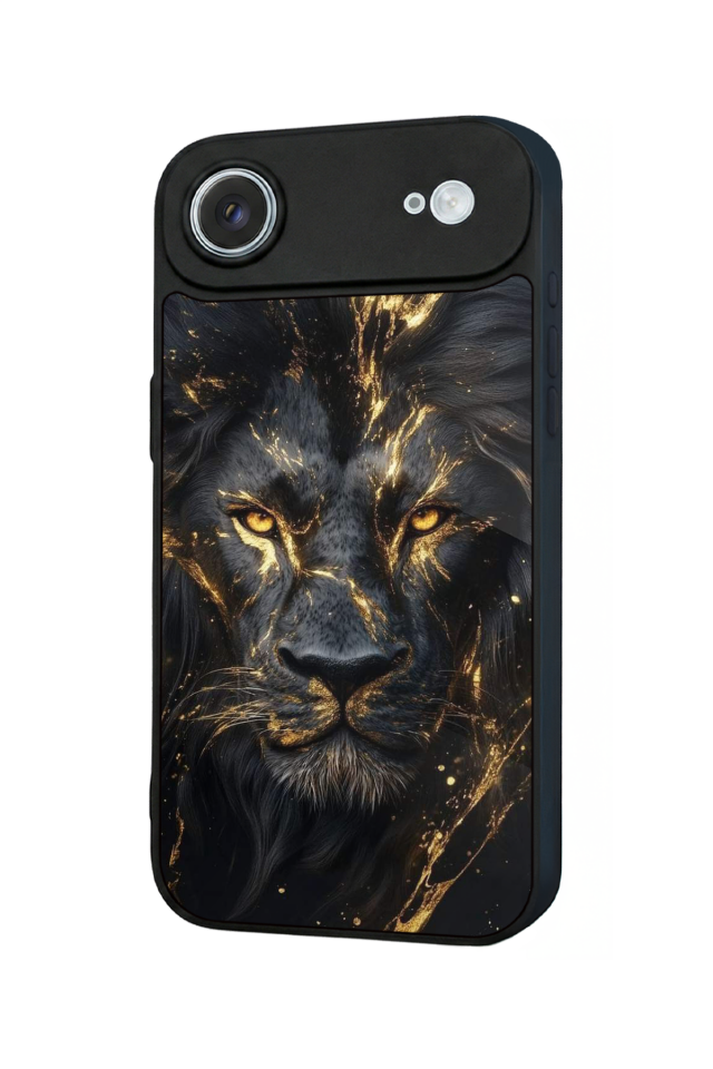 iPhone 17 Air Uyumlu Aslan Tasarımlı Glossy Premium Kılıf