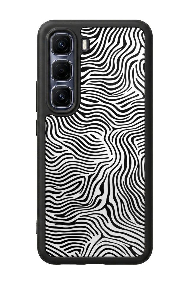 Infinix Hot 60 Pro Plus Uyumlu Çizgi Sanatı Tasarımlı Glossy Premium Kılıf